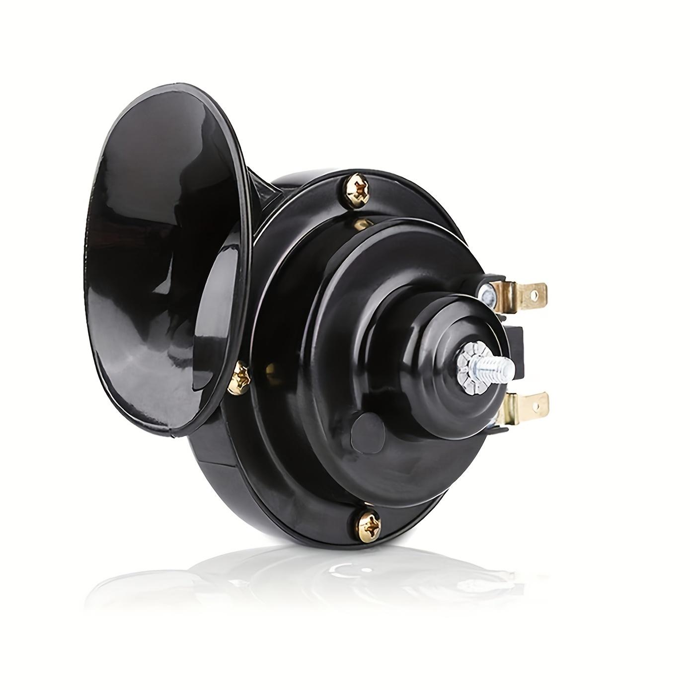 

Автомобильный гудок, грузовой гудок 12 В, универсальный гудок с высоким и низким тоном, подходит для сверхгромкого электрического гудка-улитки, сменный комплект гудка 12 В, автомобильный гудок 1pc чёрный