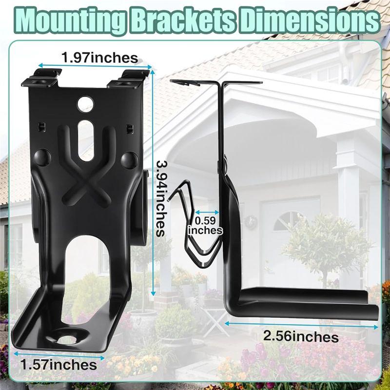 Feb.2 Pcs Garage Door Sensors Bracket, Sensor Kit Brackets, For Liftmaster/Chamberlain/Craftsman Garage Door Sensor