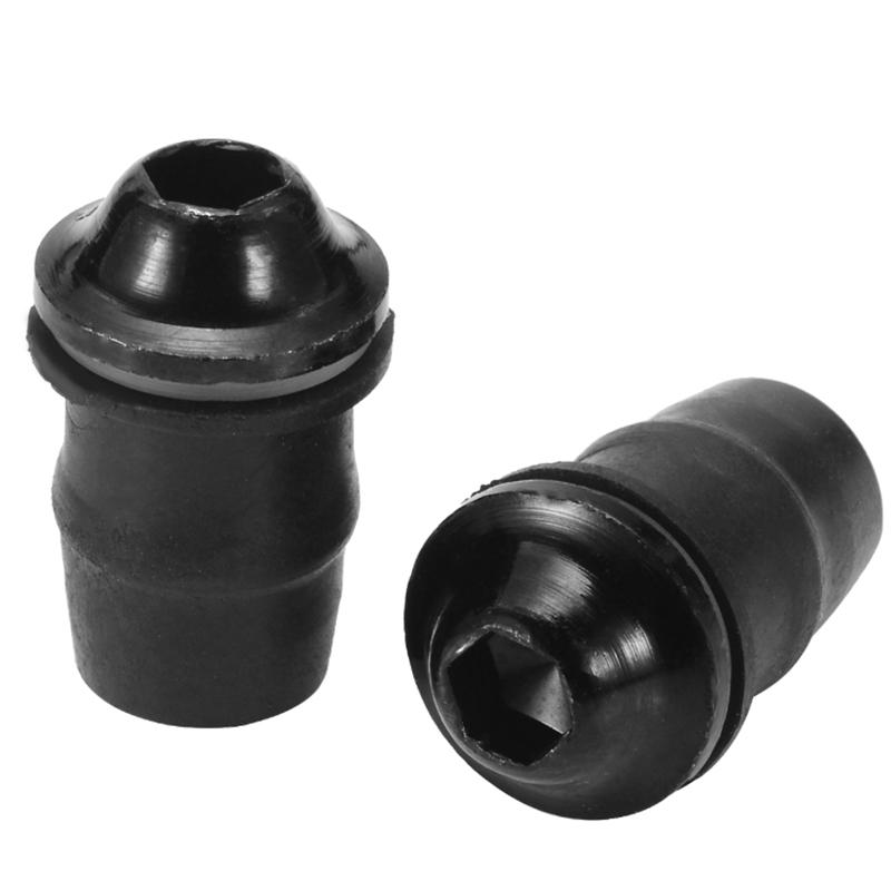 10x Set Tuercas Tornillos Parabrisas Carenado Perno Roscado Montaje Motocicleta Negro