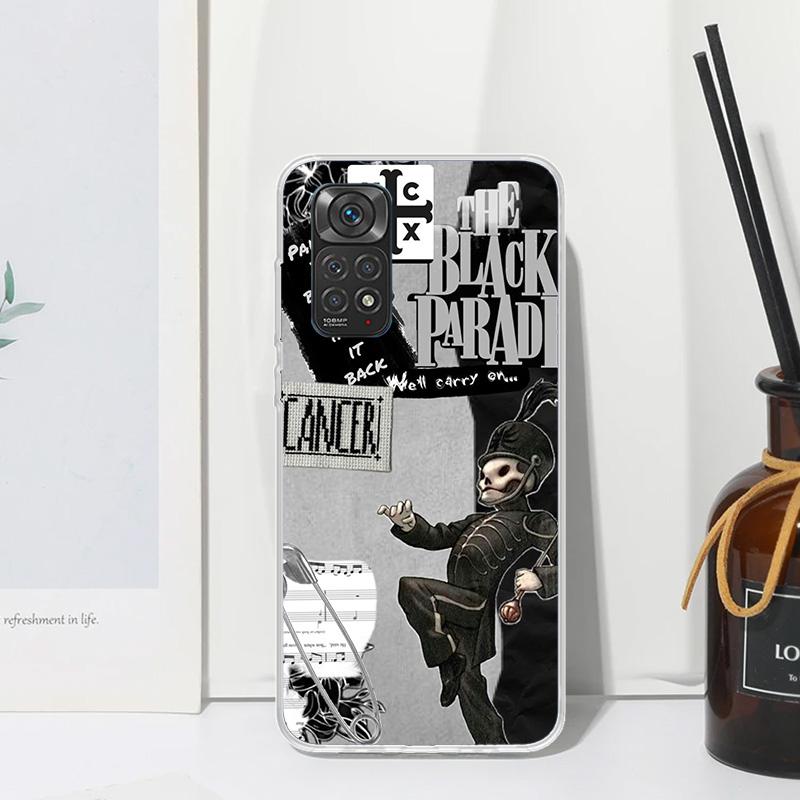 My Chemical Romance MCR Phone Case For Xiaomi Redmi Note 15 13 14S 14 Pro Plus 12S 11S 10S 12 11E 10 11T Art Fundas Back Cover R