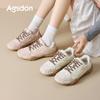 Augustine platform German training shoes women's 2025 new autumn white retro casual shoes ballet mountaineering sports shoes
