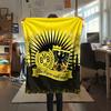 1PC BVB Print Flannel Blanket, High Quality All Seasons, Home Decor, Warmth and Comfort, Perfect for Christmas Gifts