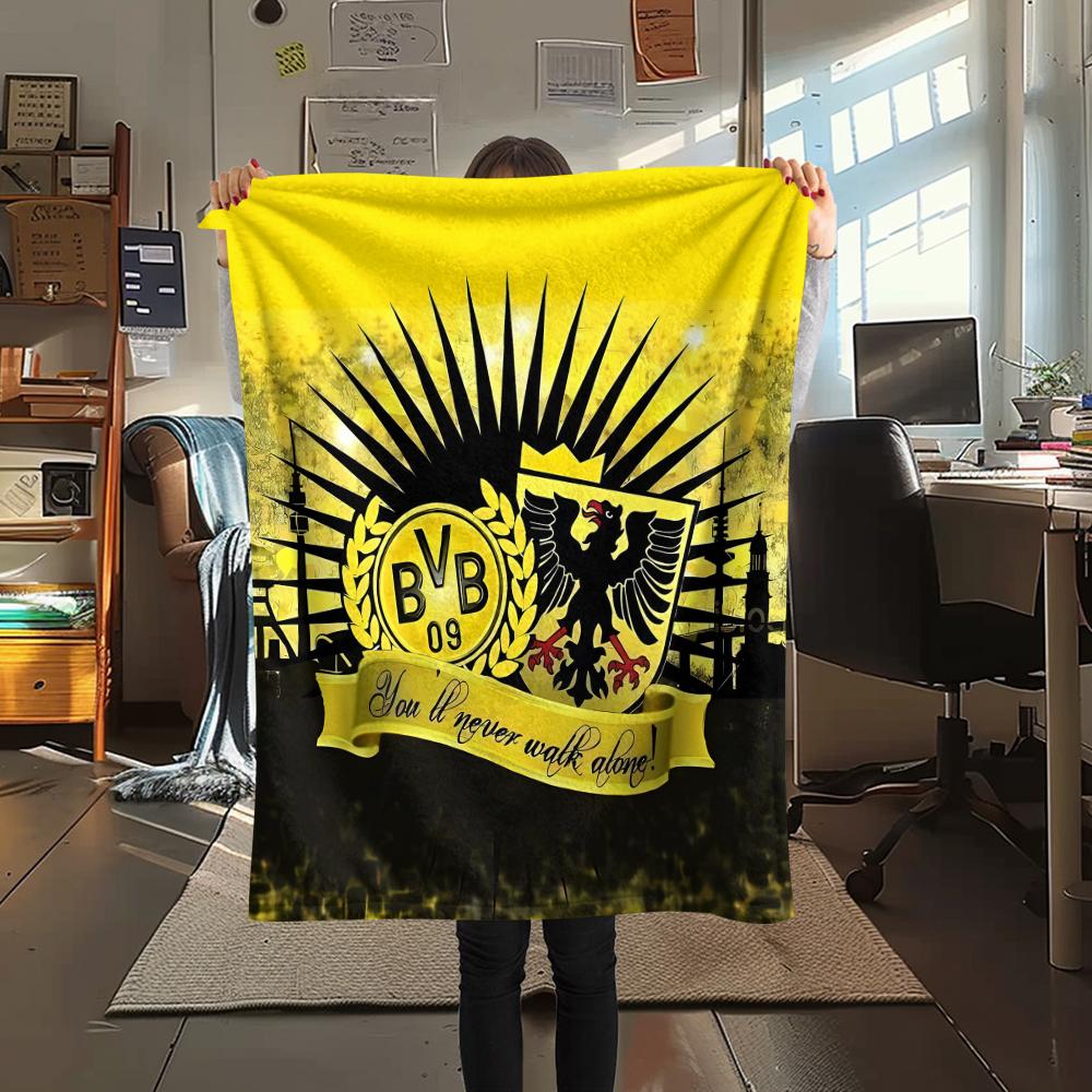 1PC BVB Print Flannel Blanket, High Quality All Seasons, Home Decor, Warmth and Comfort, Perfect for Christmas Gifts