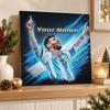 Lionel Messi Custom Name Text 5D Diamond Painting Kit DIY Full Drill Diamond Art Decoration