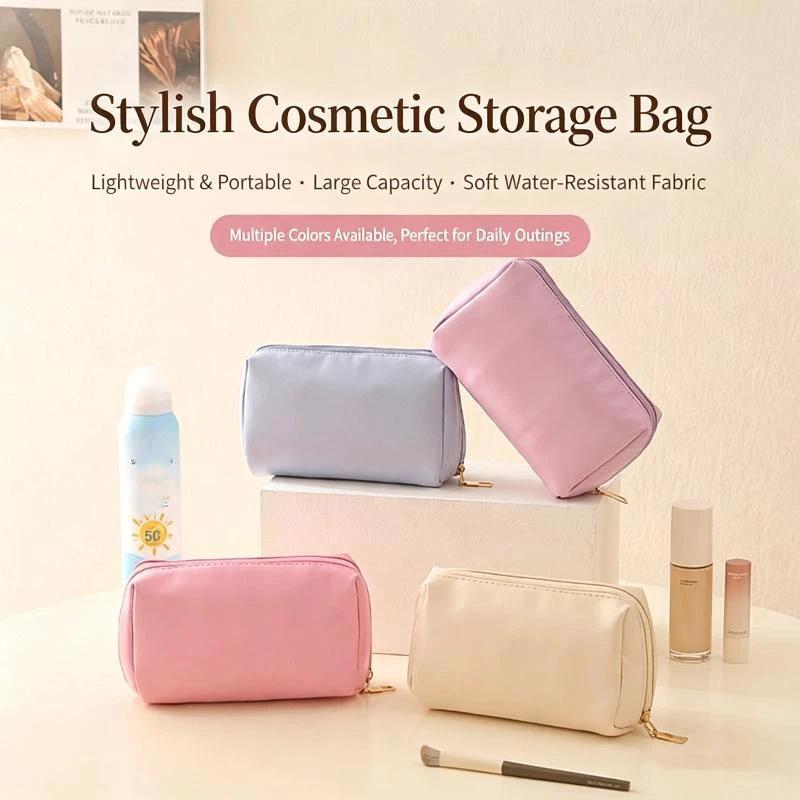 Makeup Bag Lightweight Large Capacity Waterproof Portable Cosmetic Storage Bag for Women Daily Commute Weekend Getaway