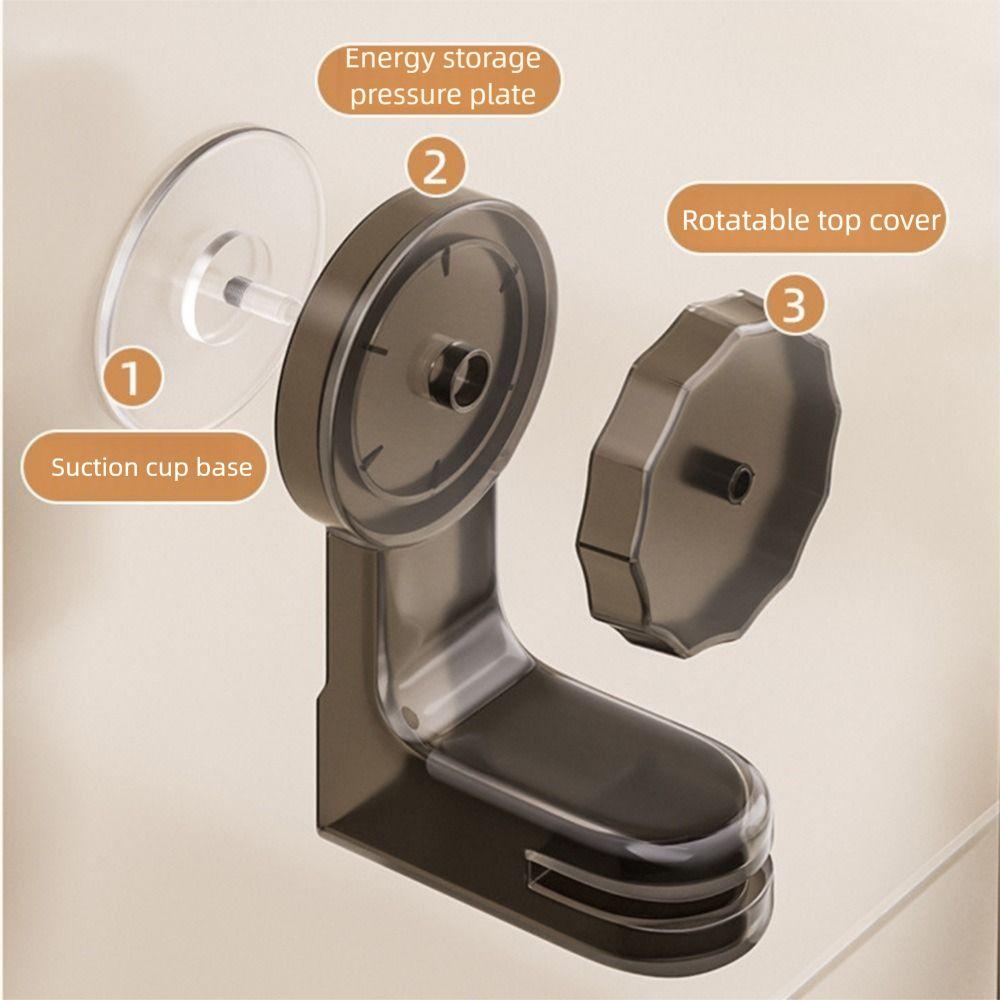 Waterproof Suction Cup Towel Rack Strong Suction Hanging Towel Holder Retractable Towel Bar Toilet