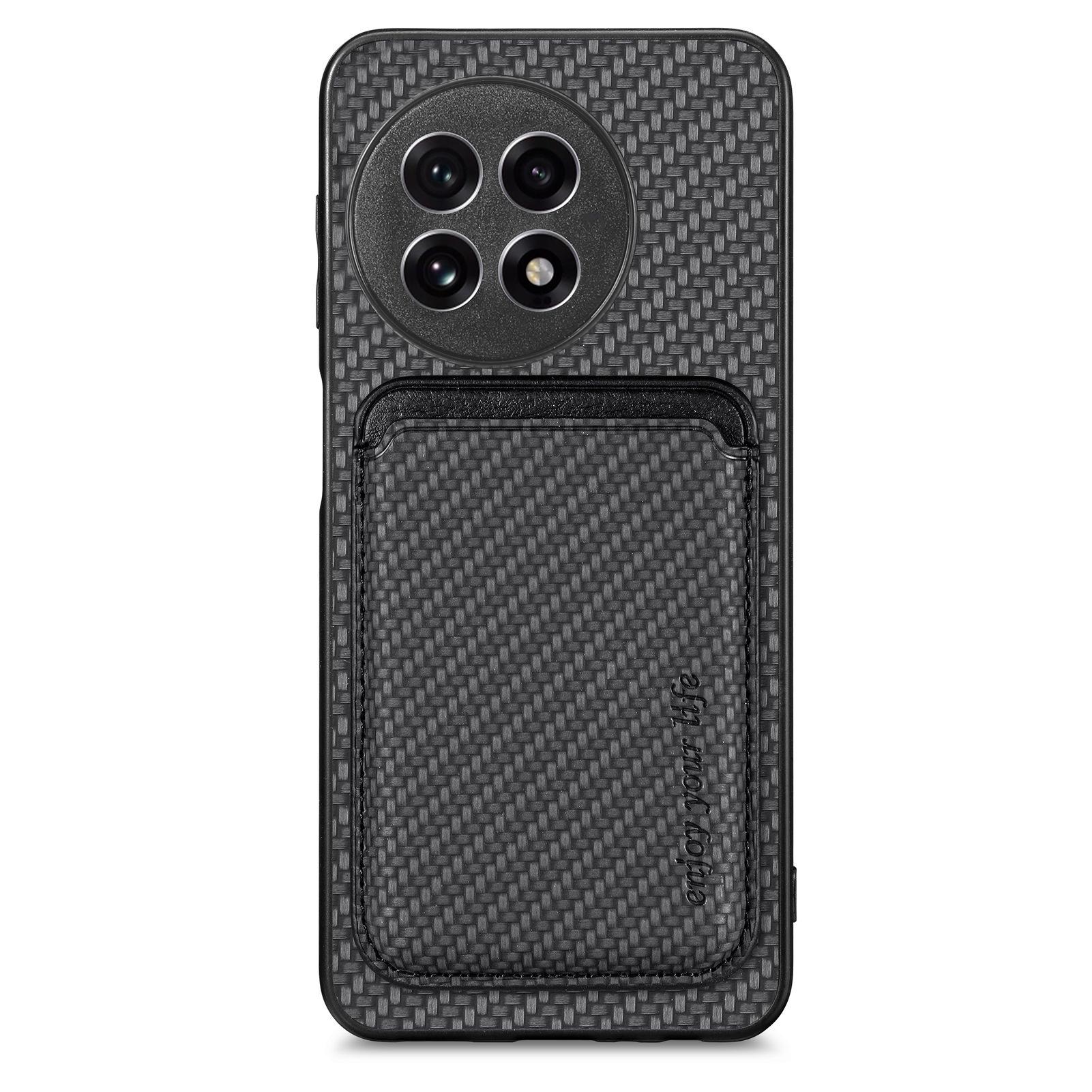 

Чехол для OnePlus Ace 5 5G/Ace 5 Pro 5G/13R 5G с магнитным съемным держателем для карт, задняя крышка для телефона Black