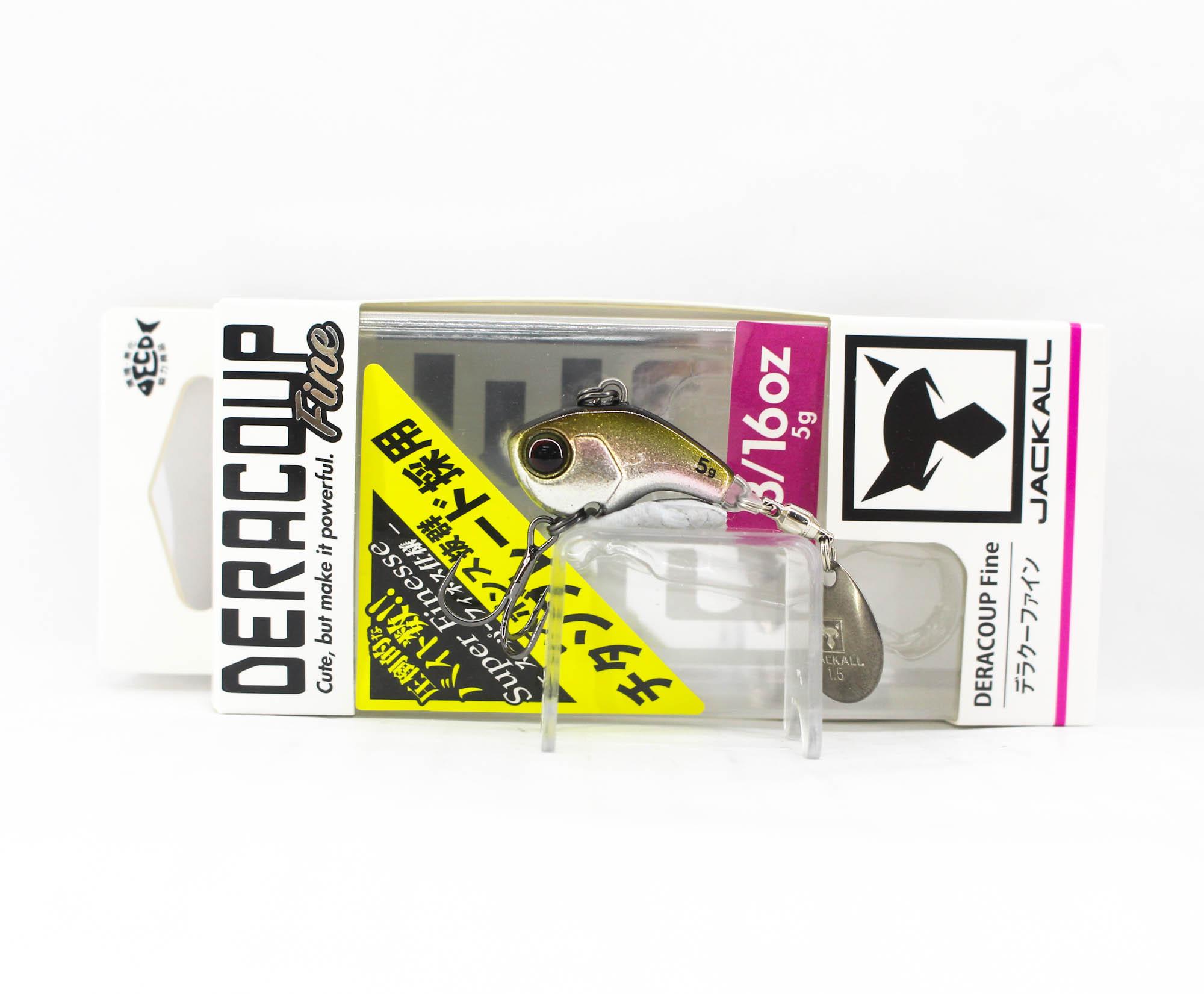 Jackall Deracoup Fine 3/16 oz Spin Tail Sinking Lure Silver Wakasagi (5119)