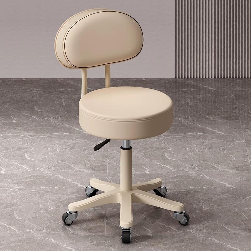 Beauty Salon Swivel Stool: Hairdresser, Nail Technician, Makeup Artist, Barber Wheeled Chair