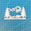 Bear Die Cuts For Card Making, Animal Metal Cutting Dies, Metal Die Cutting Mold, Scrapbooking Dies, DIY Etched Embossing Stencil For Crafts