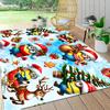 1Pc Christmas Gnome Parade Carpet Rug Soft Washable Antislip Home Living Room Sofa Mats Personalized Christmas Rug