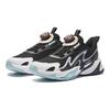 Anta Kids Flexible Lightweight Non-Slip Wear-Resistant Casual Shoes Kids Sneakers Black White 312438808-6