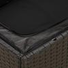 Vidaxl 11-Cz. Garden Lounge Set, Cushions Black Rattan Pe