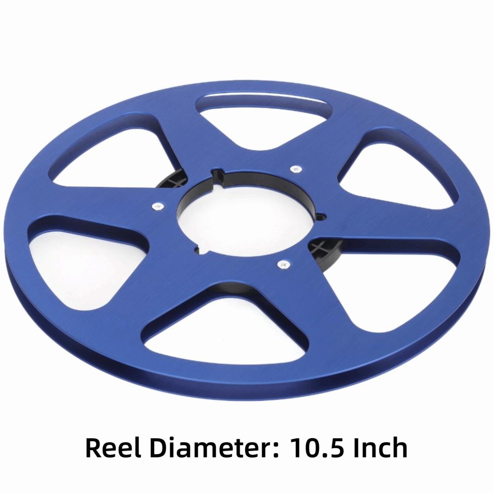 6-Hole Recording Tape Reel 1/4 10.5 Inch for NAB Flange Open Reel Spool For Tape Recorders