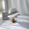 Men's and Women's Daily Bucket Hat Knitted Uneven Brim Bucket Hat