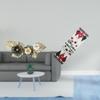 Nordic Christmas Metal Wall Art Sculpture with Decorative Flower Leaves And Table Runner Dresser