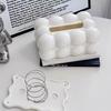 Light Luxury Cloud Pattern Tissue Box Creative High-End Decorative Ornament for Entryway Console Table Home Decor