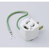 ELPA L-shaped retaining adapter wiring outlet 125V 15A A-15H
