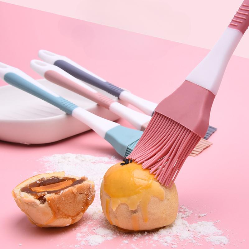 1PC Silicone Barbeque Brush Cooking BBQ Heat Resistant Oil Brushes Kitchen Supplies Bar Cake Baking Tools Utensil Supplies