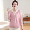 Yalu Women's Lapel Knit Sweater Top