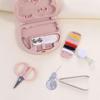 Cute For Travel Household Buttons Scissor Sewing Box Sewing Kit Needle Threads Box Handwork Tool