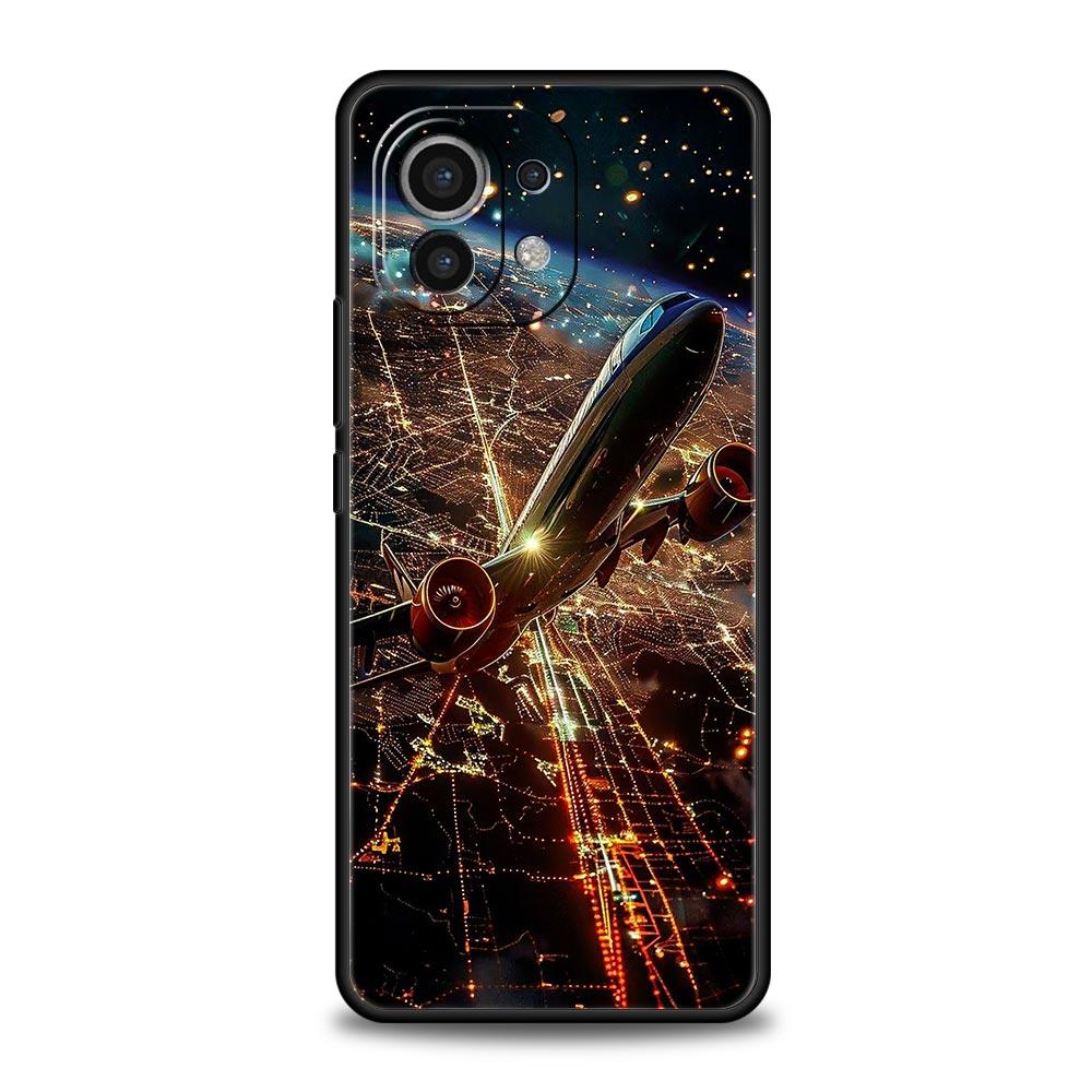 Travel-Nspired Airplane Route Phone Case Cover for Xiaomi Mi 17 15 14 13 12 11 Ultra 15T 14T 13T 12T 11T Pro Lite Soft TPU Shell