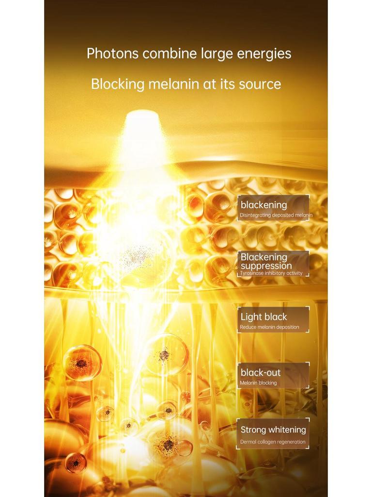 Photon Skin Rejuvenation LED Face Mask with Neck - Red & Green Light Therapy for Home Use to Brighten Skin Tone