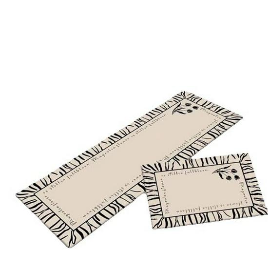 Stylish Non-Slip Kitchen Floor Mats: Dirt-Resistant, Water-Absorbing, Oil-Absorbing, Long Combination Set
