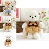 Bear Plush Toy With Cute Dress For Kids Gift And Nap Pillow