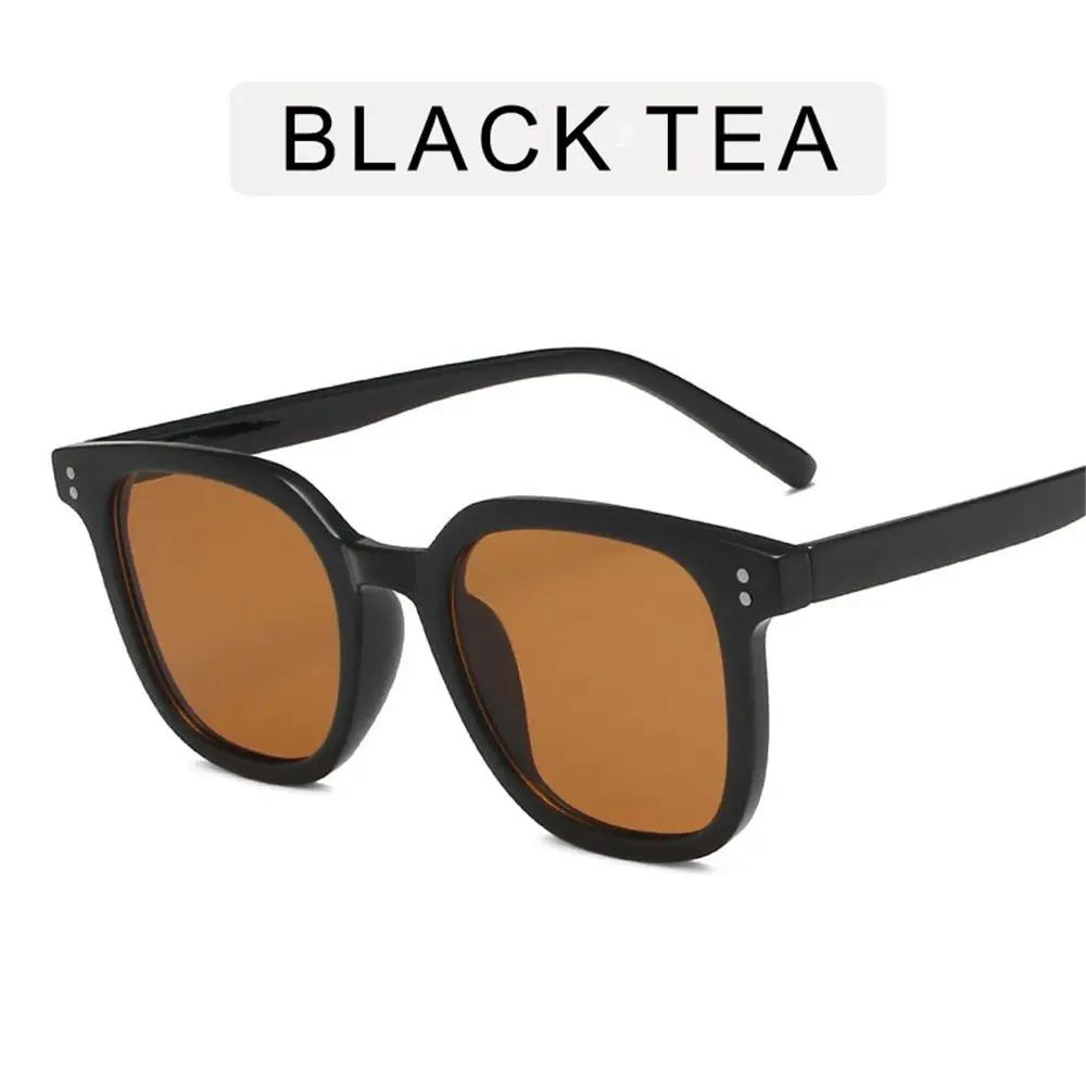 New Ins Popular Square Sunglasses Women's Fashion Oversized Sunglasses UV400 Sun Glasses Vintage Men Shades Eyewear 6Colors