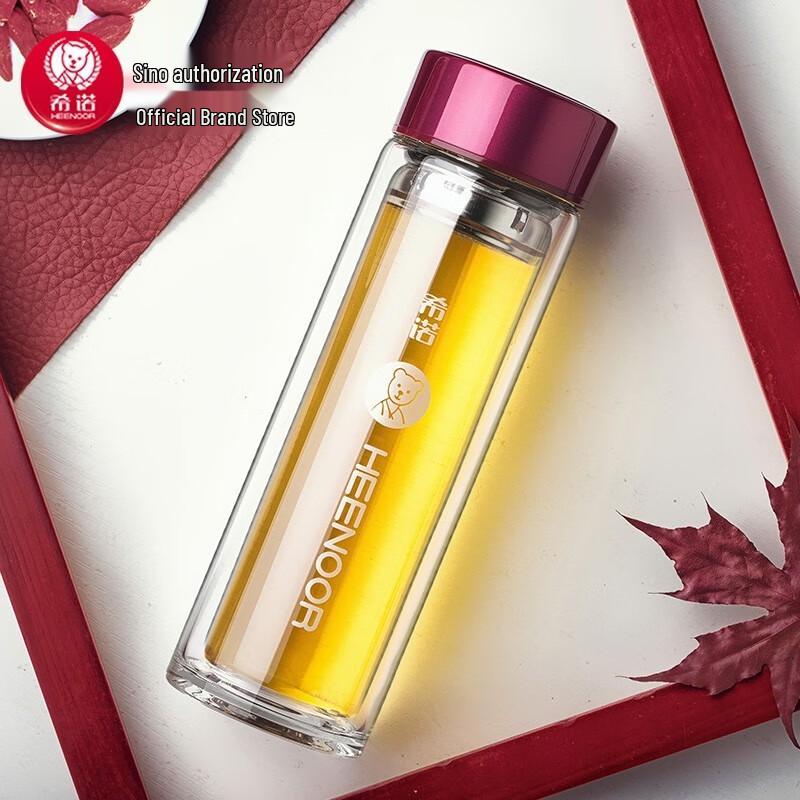 Heenoor Double-Layer Glass Tea Cup