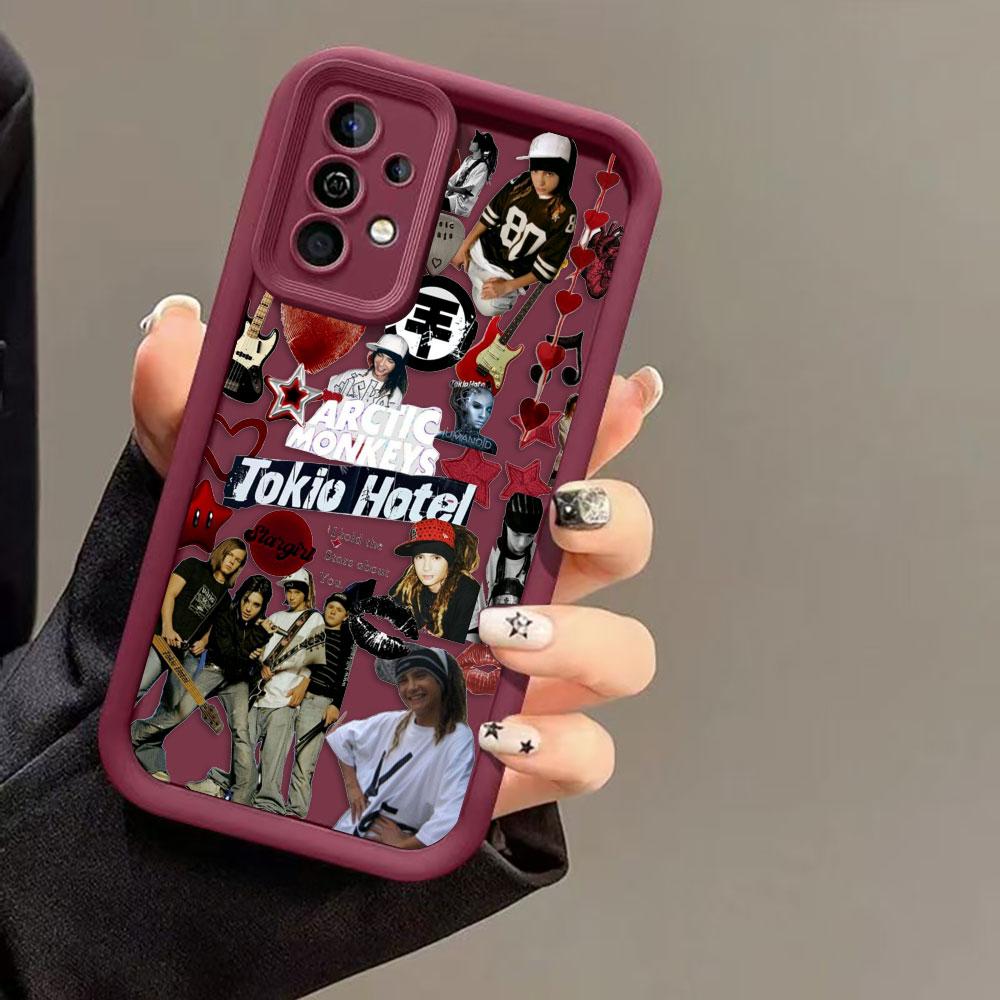 T-Tokio Hotel Tom Bill K-Kaulitz Phone Case For Samsung A07 A70 A03 A03S A04E A05 A05S A06 A11 A12 M31 M34 M51 M54 NOTE 20 Case