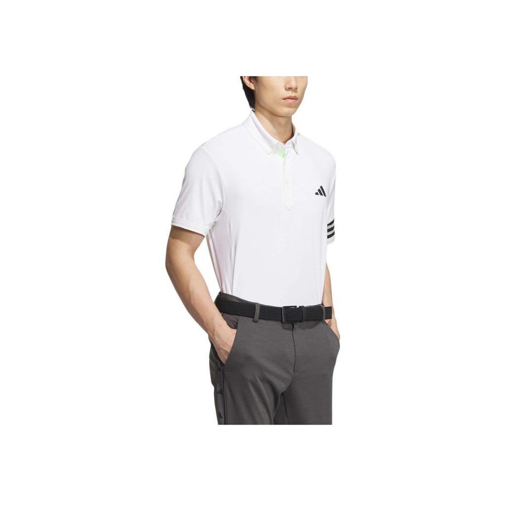Adidas Aeroready Color Block Short Sleeve Polo Shirt Men Polo Shirts White IN9058
