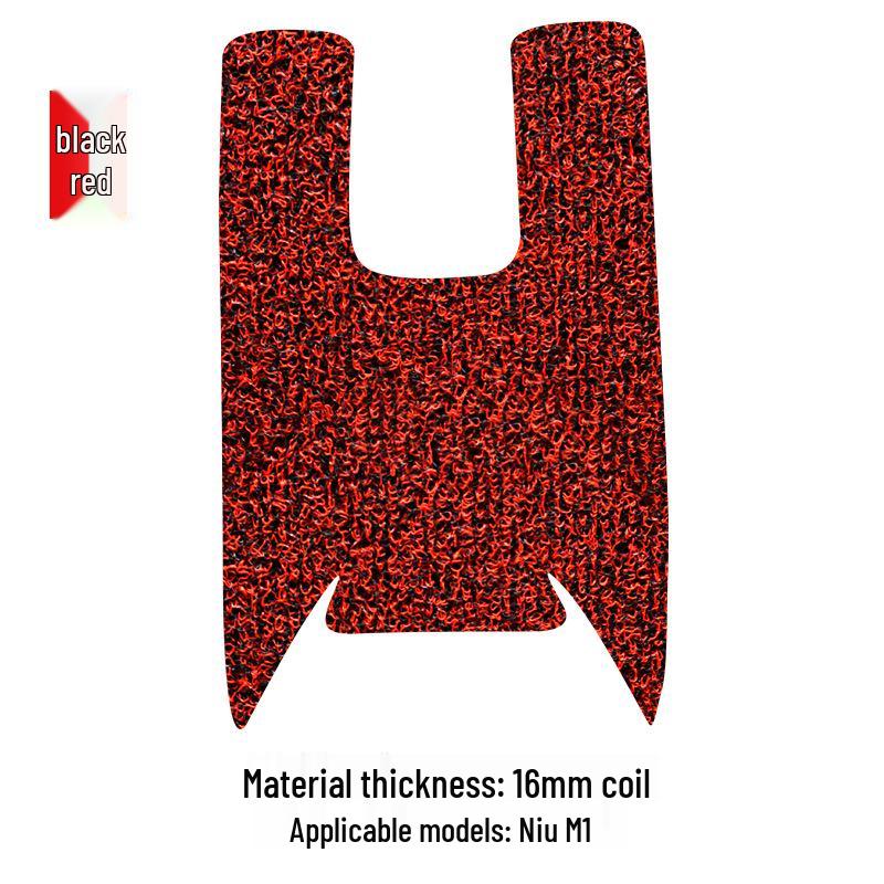 Waterproof, Wear-Resistant Silk Ring Foot Mat for Niu M1 Electric Vehicle