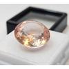 Peach Morganite Natural 15-16 Ct Round Cut Fabulous Certified Loose Gemstone