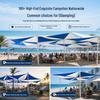Rainproof Sun Shade Sail for Outdoor Spaces - Triangle Canopy for Beach or Courtyard