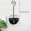 Wrought Iron Hanging Hook for Outdoor Decoration - Umbrella, Flower Pot, Vase, Garden, Balcony