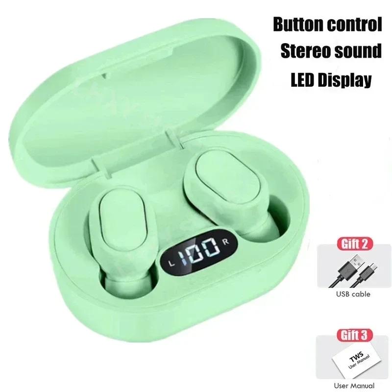 TWS Earphone Bluetooth Headphones earbuds Wireless Bluetooth Headset with Mic LED Display Bluetooth Earbuds for iPhone Xiaomi