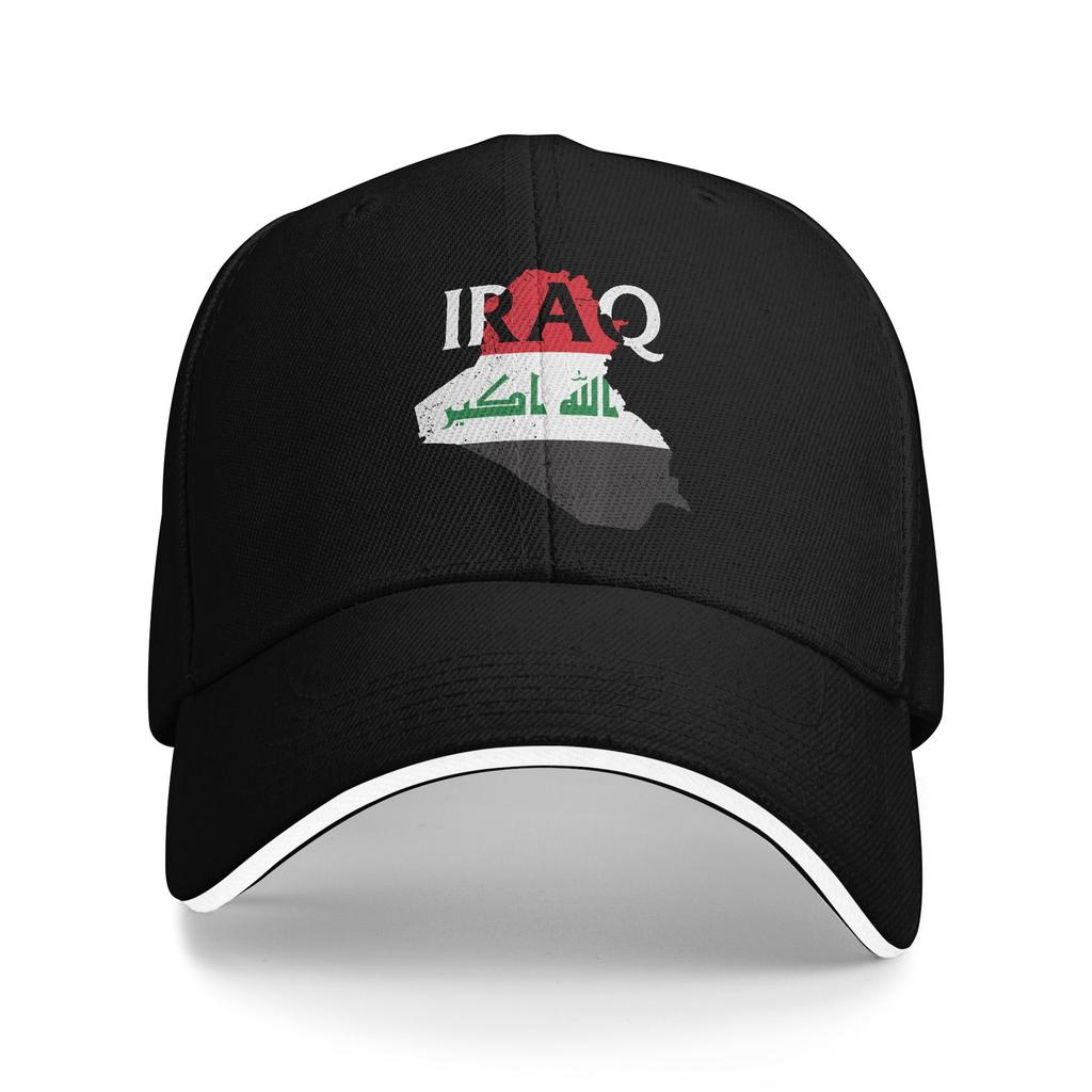 New Design Baseball Caps Iraq Flag Merch For Unisex Trucker Hats Retro Snapback Cap Gift