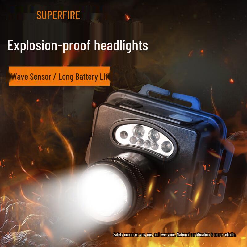SupFire Explosion-Proof Rechargeable Headlamp