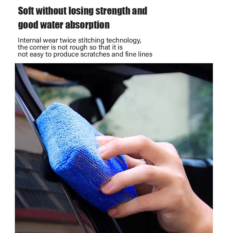 2Pcs Ultra Fine Fiber Application Pad, Car Wash Sponge, High-Quality Ultra-Fine Fiber Sponge And Cleaning Pad