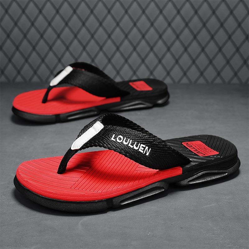 Men's Summer Flip Flops for Outdoor Wear Anti Slip Beach Trend Casual Sandals Slippers