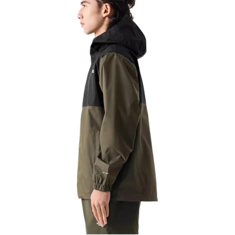 The North Face Giacca a Vento Impermeabile e Antivento per Esplorazione Urbana da Uomo Nero Verde Multicolore NF0A8AUN-BQW