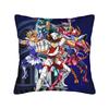 Retro Anime Saint Seiya Gold Saint Pillow Case  Print Pillow Cover Kawaii Pillowcases For Sofa Couch Bed Living Room