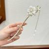 Elegant Magnolia Tassel Hairpin for Women – Versatile Ancient Chinese Style Qipao Accessory