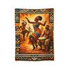 Super Soft ART African Ethnic-Style Throw Blanket Premium Fleece Flannel Lightweight  Bed Blanket Cozy Plush Blankets
