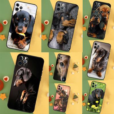 Funda de Perro Teckel Dackel Dachshund Para Samsung Galaxy S25 Ultra S20 S21 S22 S23 S24 Ultra S9 S10 Plus S25 FE Cubierta Trasera