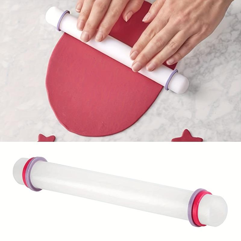 1pc Adjustable Rolling Pin, Non Stick Sugar Cube 9-inch Rolling Pin, Perfect for Professional Bakers and Pastry Chefs