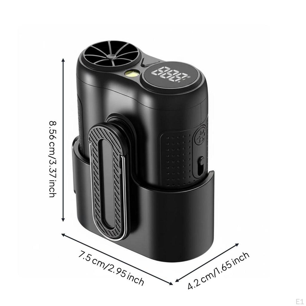 Waist Clasp Fan Motor Silent Personal Cooling for Delivery Workers, Outdoor, Work, Travel