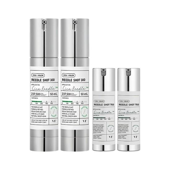 VT Cosmetics Reedle Shot 300 + Reedle Shot 700 10ml Set × 2 1set